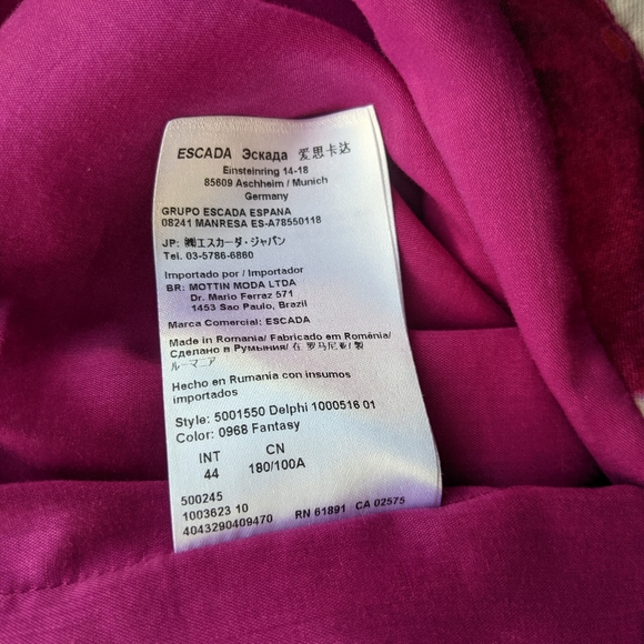 Escada Delphi Fantasy Dress - Picture 7 of 10